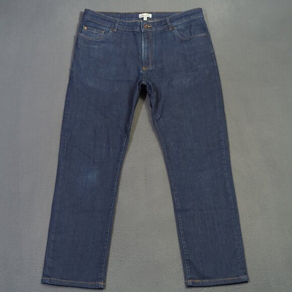 Peter Millar Jeans Men's 36x29 Blue Pilot Mill Denim 5 Pocket Straight - Picture 1 of 12